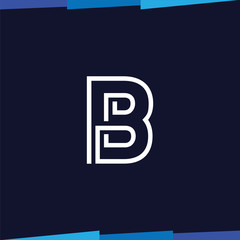 Letter Line logo vector template