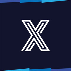 Letter Line logo vector template