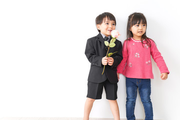 仲良しのカップル