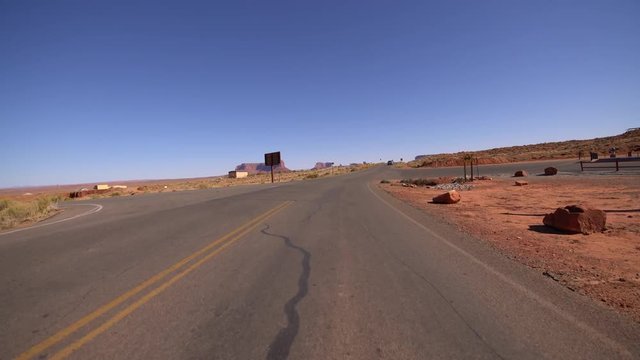 Monument Valley Driving Template Gouldings Lodge USA 05 Entrance 4K.mov File type