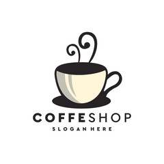 coffee shop logo design,vector,illustration,