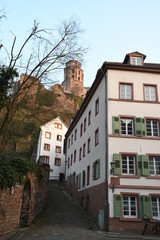 Heidelberger Schloss vom Eselspfad