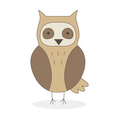 Illustration of a cute owl.