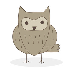 Illustration of a cute owl.