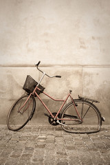 Naklejka na ściany i meble Abandoned bicycle Copenhagen Denmark