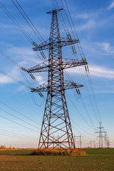 High voltage post or High voltage tower