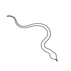 reptile snake icon- vector illustration