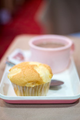 cup of coffee and cake