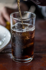 glass of cola