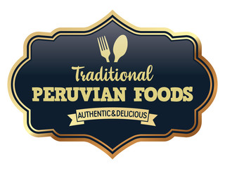 Peruvian Foods Label