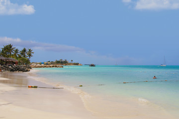 Fototapeta na wymiar Caribbean Summer Dreams. Beach of Antigua