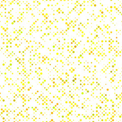 Yellow seamless dot pattern background - vector design