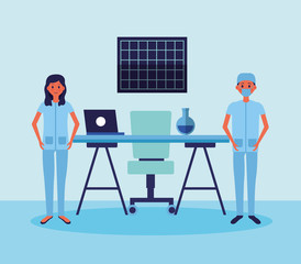 Fototapeta premium medical people staff