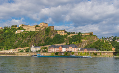 oblenz, Germany - located on the confluence of rivers Rhine and Moselle, Koblenz is a wonderful town which displays a medieval Old Town and many important landmarks