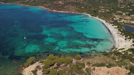 Flying from a beach in 4K