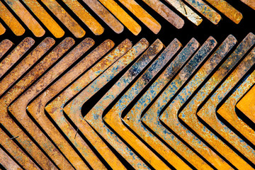Rusty Metal Brackets