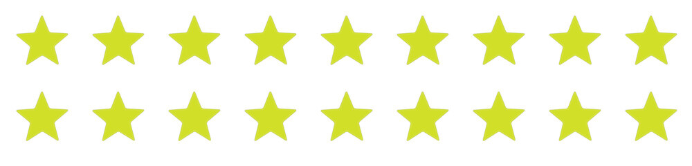 Yellow stars on white background elegant, beautiful banner for website design, fabric or interior design.