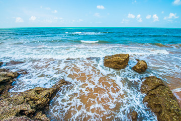 By the sea on hot days.22