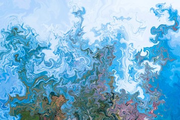 Fototapeta na wymiar Marble wallpaper. Abstract ocean background