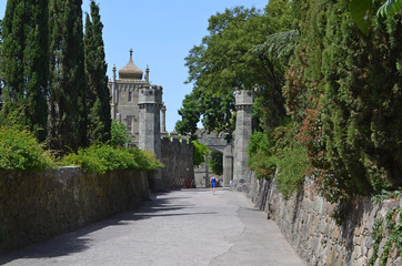 the Vorontsov Palace with the Park and sculptures