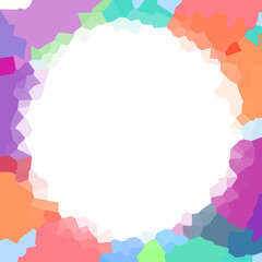 Abstract round background with space for your text. Soft bright colors