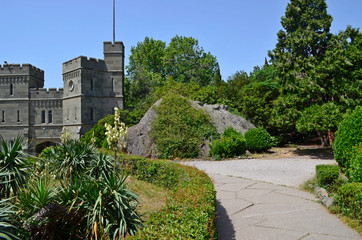 the Vorontsov Palace with the Park and sculptures