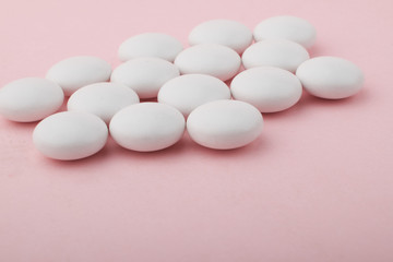 Fototapeta na wymiar medicines pills vitamins pills health macro