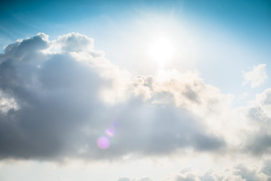 Blue skies sky, clean weather, time lapse blue nice sky. Clouds and sky timelapse, White Clouds Blue Sky, Flight over clouds, loop-able, cloudscape, day.