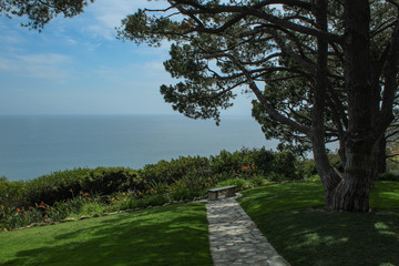 Wayfarers Chapel Glass Church, Historic Landmark in Palos Verdes, California