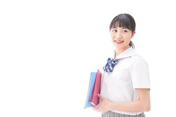 テキストを持つ学生