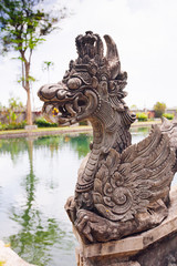 Tirtagangga water palace on Bali island, Indonesia