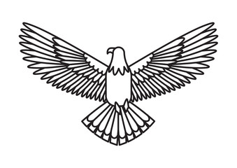 Eagle icon tattoo