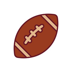 American football ball icon