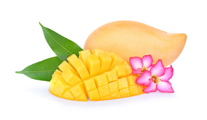 mango fruit isolated on white background