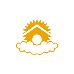 Home logo design vector template