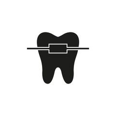 Braces icon. Simple vector illustration