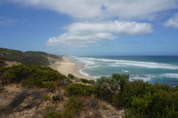 panoramic view of the coast