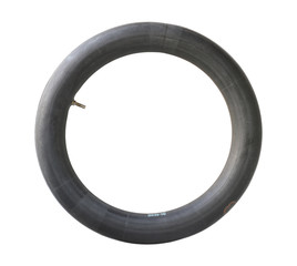Obraz premium Tire inner tube isolated on white background