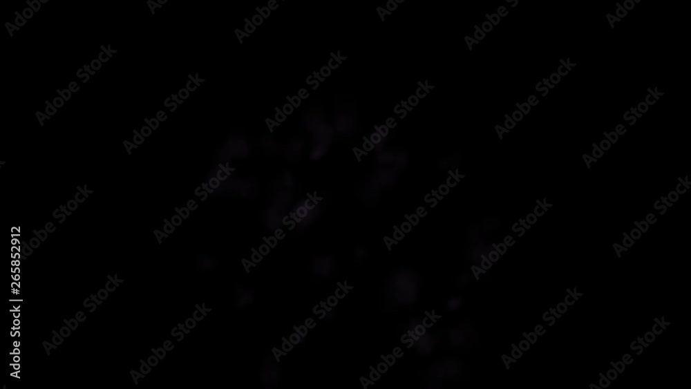 Canvas Prints 3d abstract. realistic animation firework colorful.