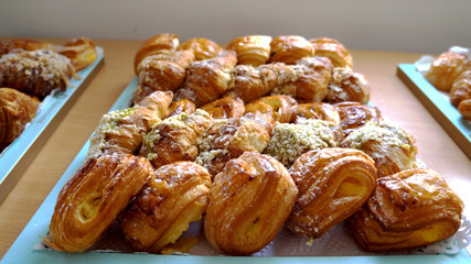 delicious appetizing pastries