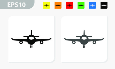airplane vector icon eps