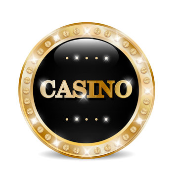 Casino chip. Casino banner. 