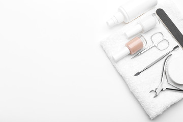 Manicure and pedicure items