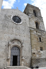 Fototapeta na wymiar Acerenza (Potenza) - Cattedrale di Santa Maria Assunta e San Canio Vescovo