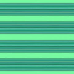 light green, light sea green and teal colored lines in a row. repeating horizontal pattern. for fashion garment, wrapping paper, wallpaper or online web design