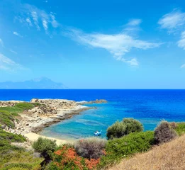 Foto op Plexiglas Summer sea coast, Sithonia, Greece © wildman