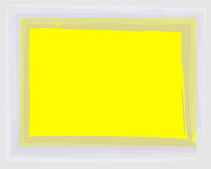 frame rectangle yellow brush stroke