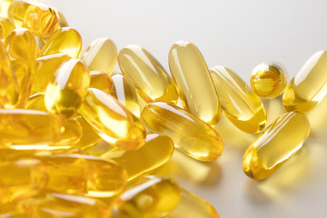 Vitamins supplements pills omega 3.