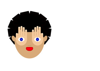children can see with heart when they closed eyes