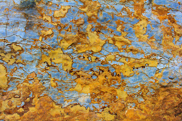 rock of various colors and patterns, Rock like a map of the world